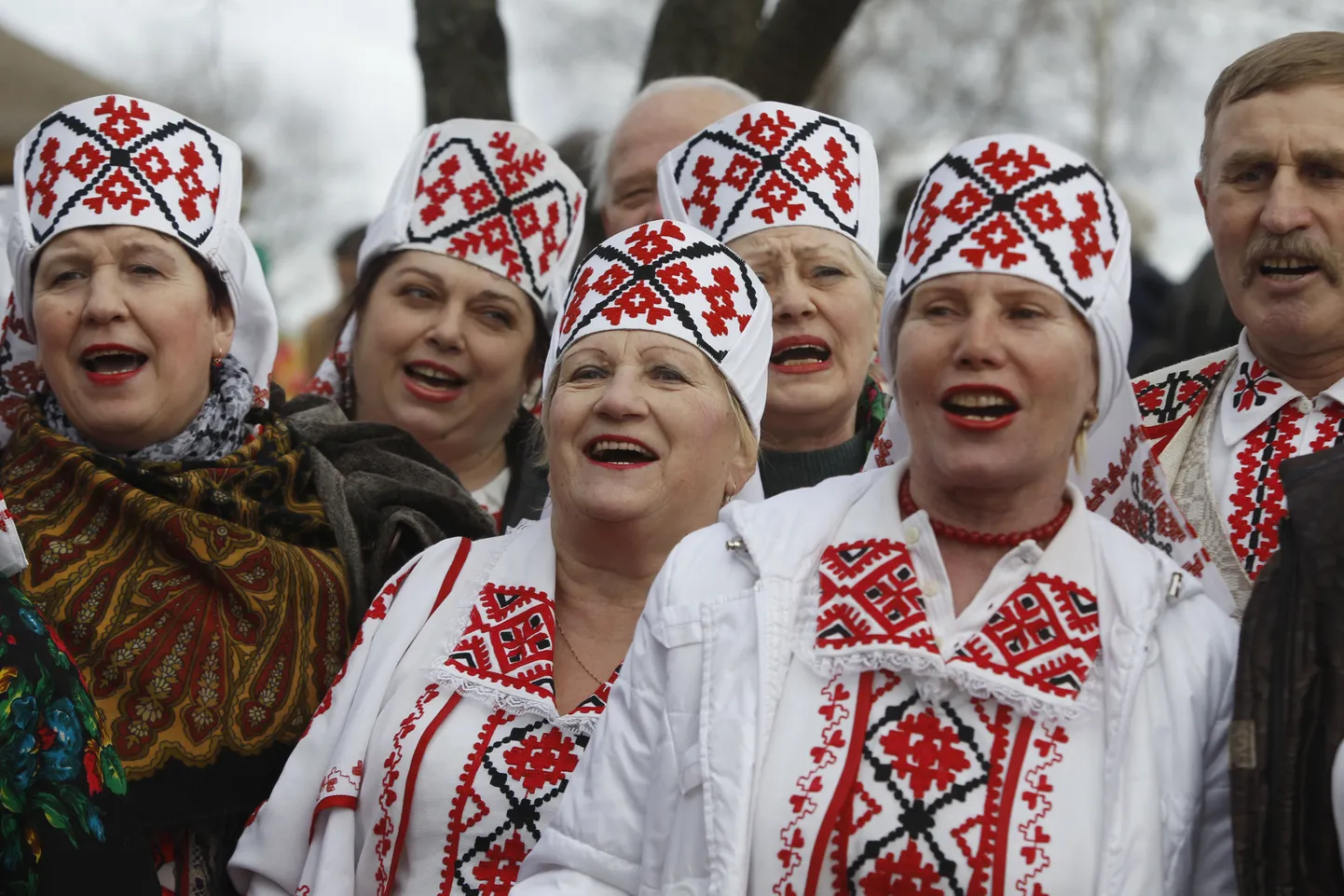 Иллюстративный кадр. Славянский фольклорный праздник.