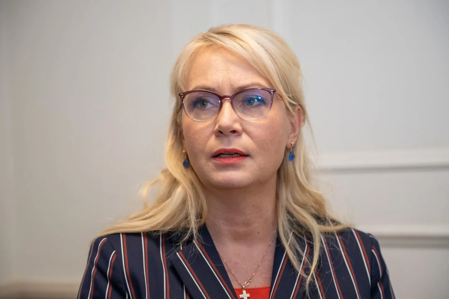 Rahvastikuminister Riina Solman.