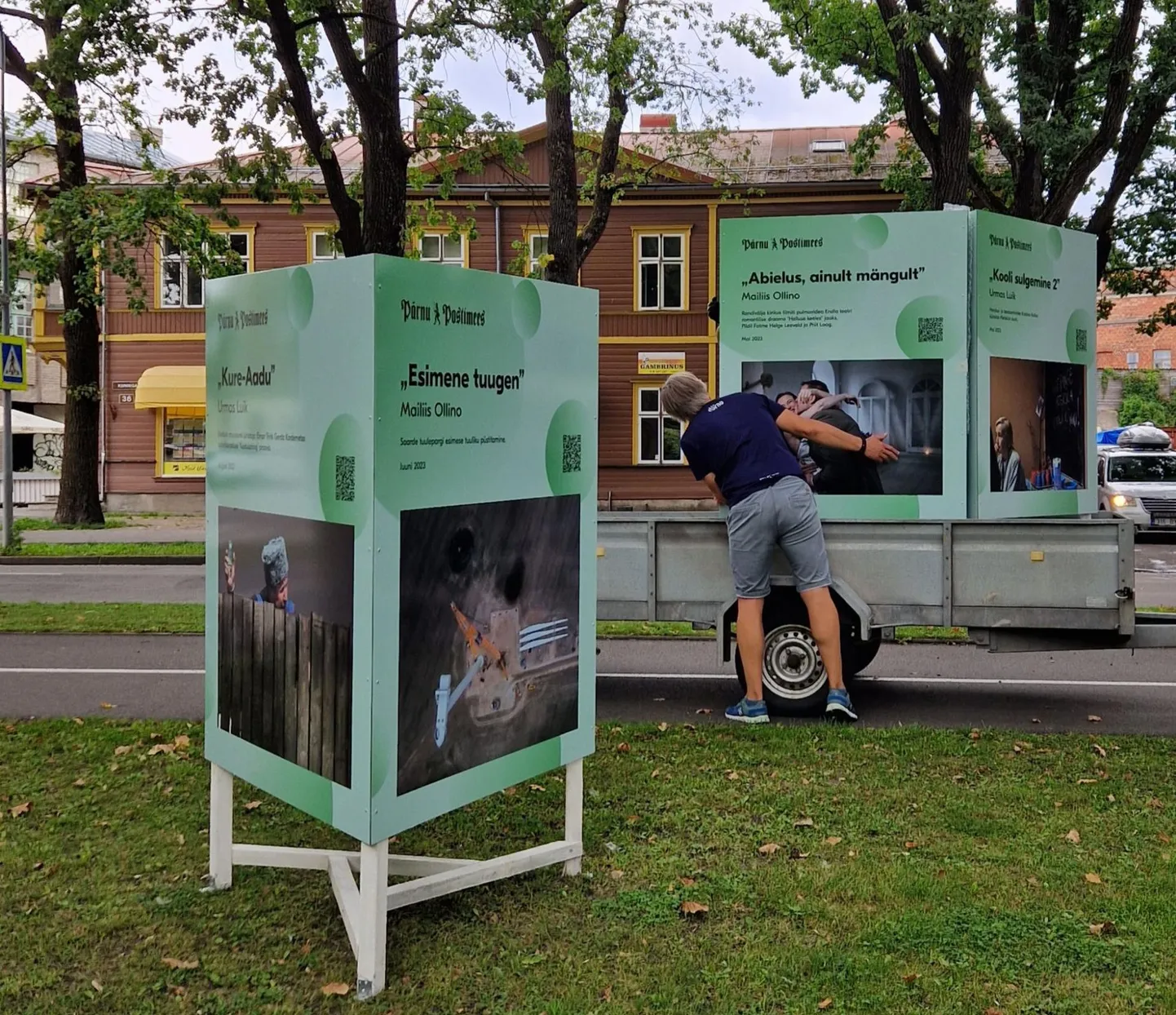 Pärnu Postimehe fotonäitus läheb tuurile. 21. septembrini saab uudistada valitud pilte Uulu pargis.