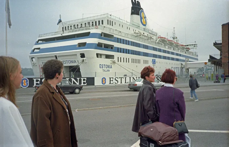 Estonia neli päeva enne hukkumist, 24. septembril 1994 Stockholmi sadamas.