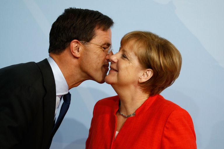 Angela Merkel ja Mark Rutte