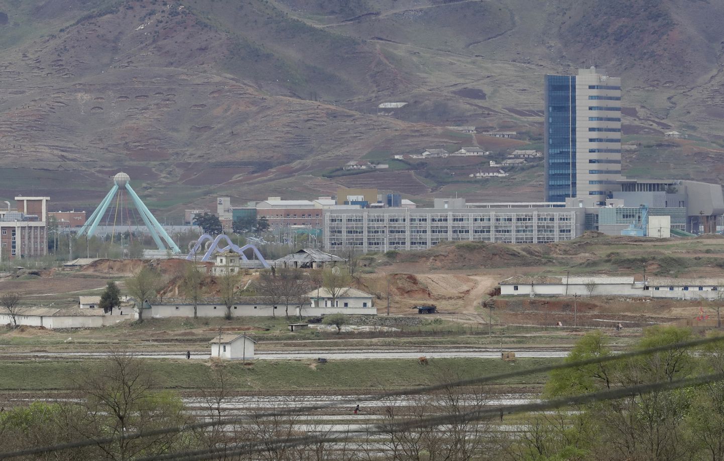 Kaesongi tööstuspark Põhja-Korea territooriumil.