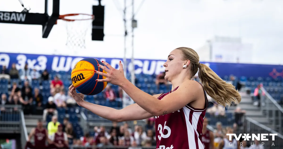 Latvian 3×3 Basketball Teams Compete at World Cup in Warsaw