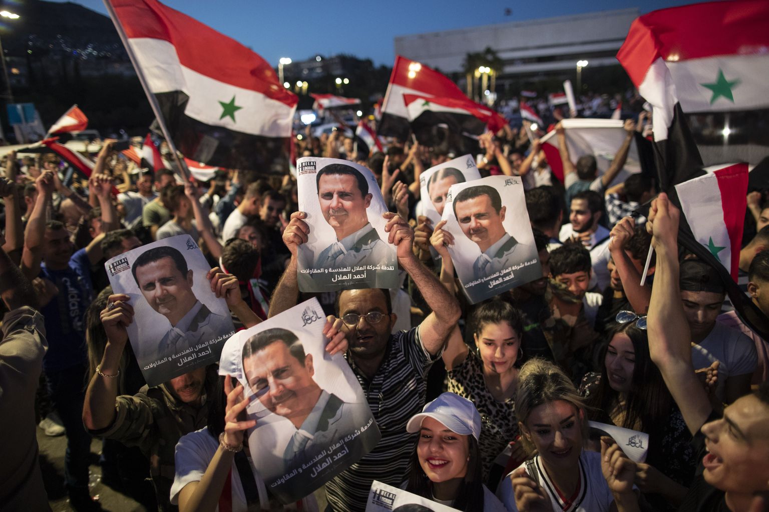 Дамаск после победы Башара Асада на выборах президента