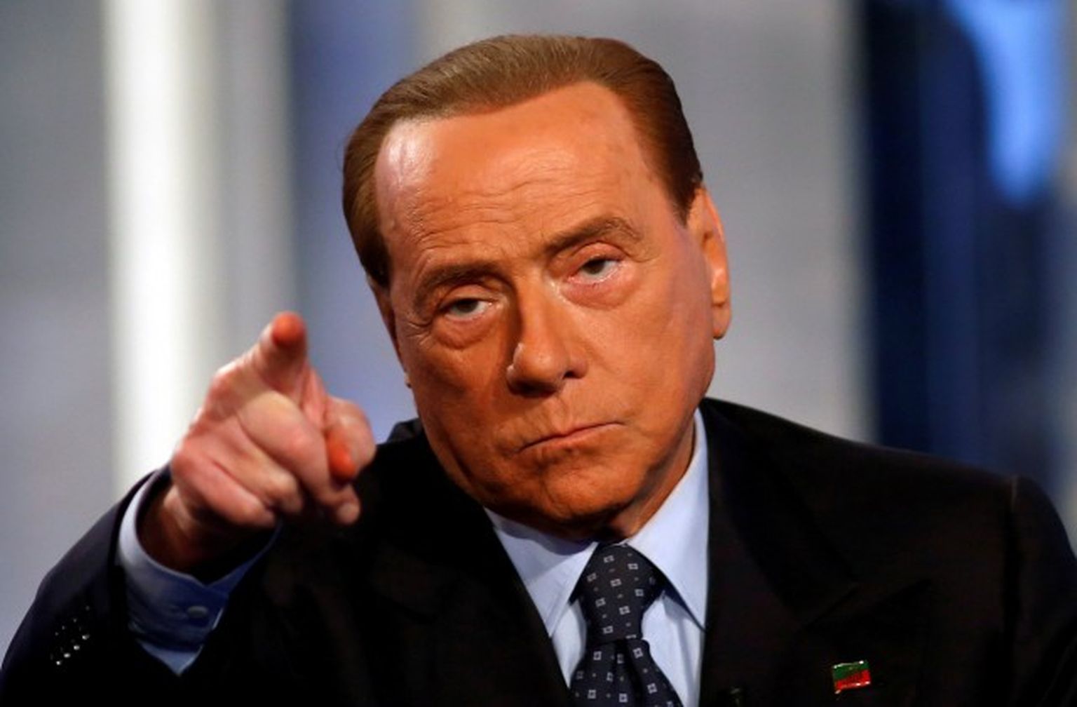 Italy s former Prime Minister Silvio Berlusconi gestures as he attends television talk show "Porta a Porta" (Door to Door) in Rome, Italy, November 30, 2016. REUTERS/Remo Casilli     TPX IMAGES OF THE DAY