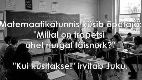 Trapetsi üks nurk