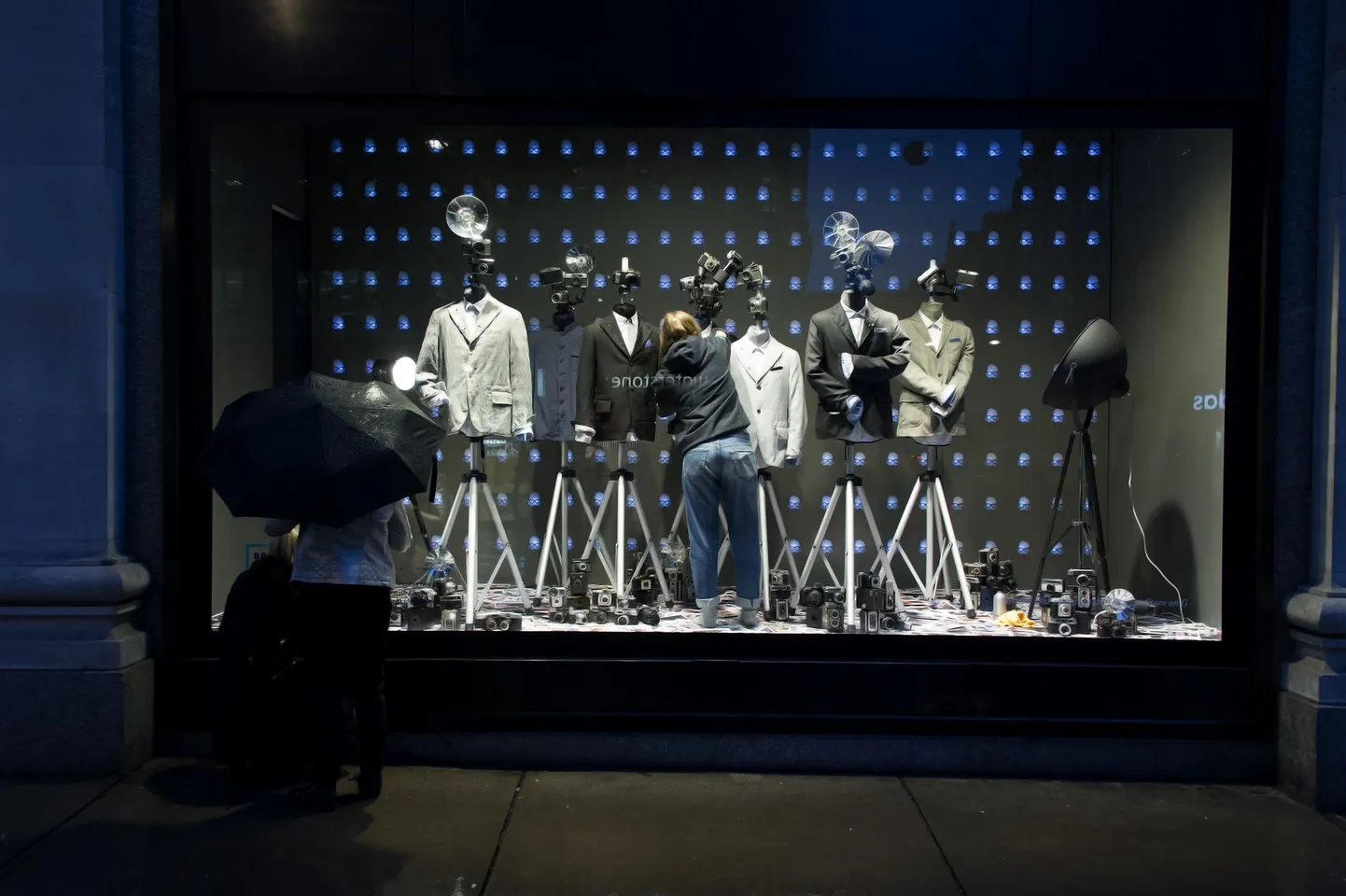 Selfridge'i kaubamaja vaateaken.
