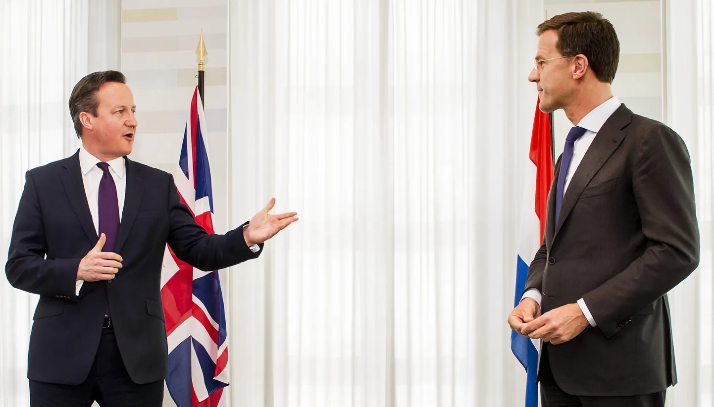 Täna kohtus Suurbritannia valitsusjuht David Cameron (vasakul) teiste seas Hollandi peaministri Mark Ruttega.