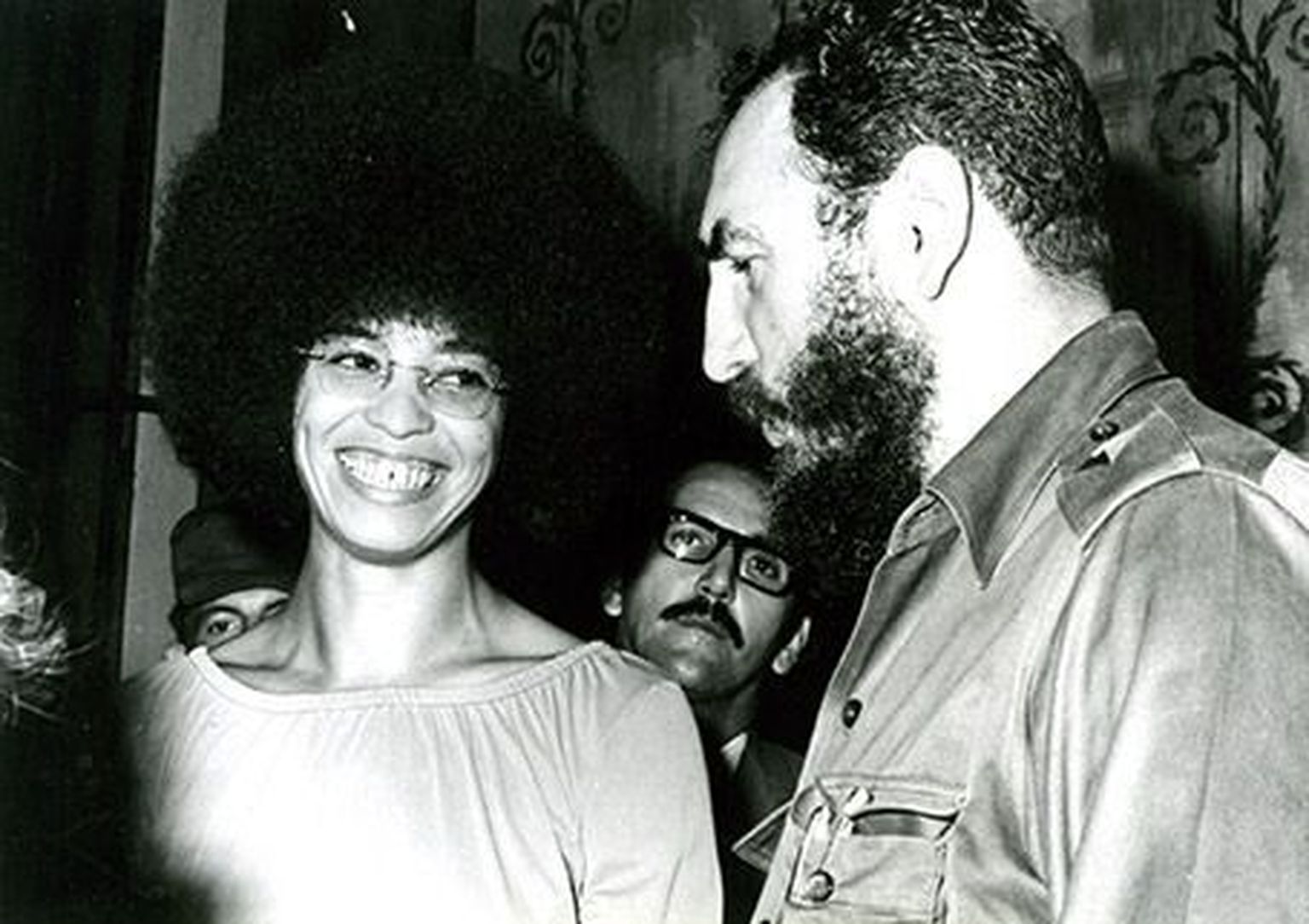 Angela Davis Fidel Castroga