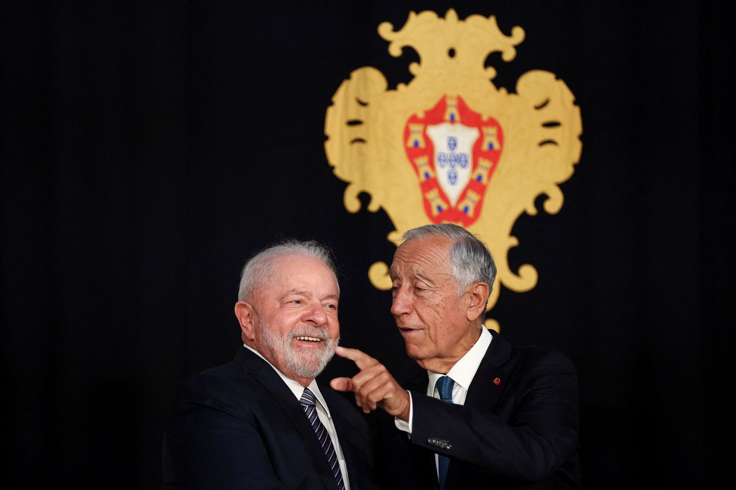 Brasiilia president Luiz Inácio Lula da Silva kohtumas Portugali riigipea Marcelo Rebelo de Sousaga.