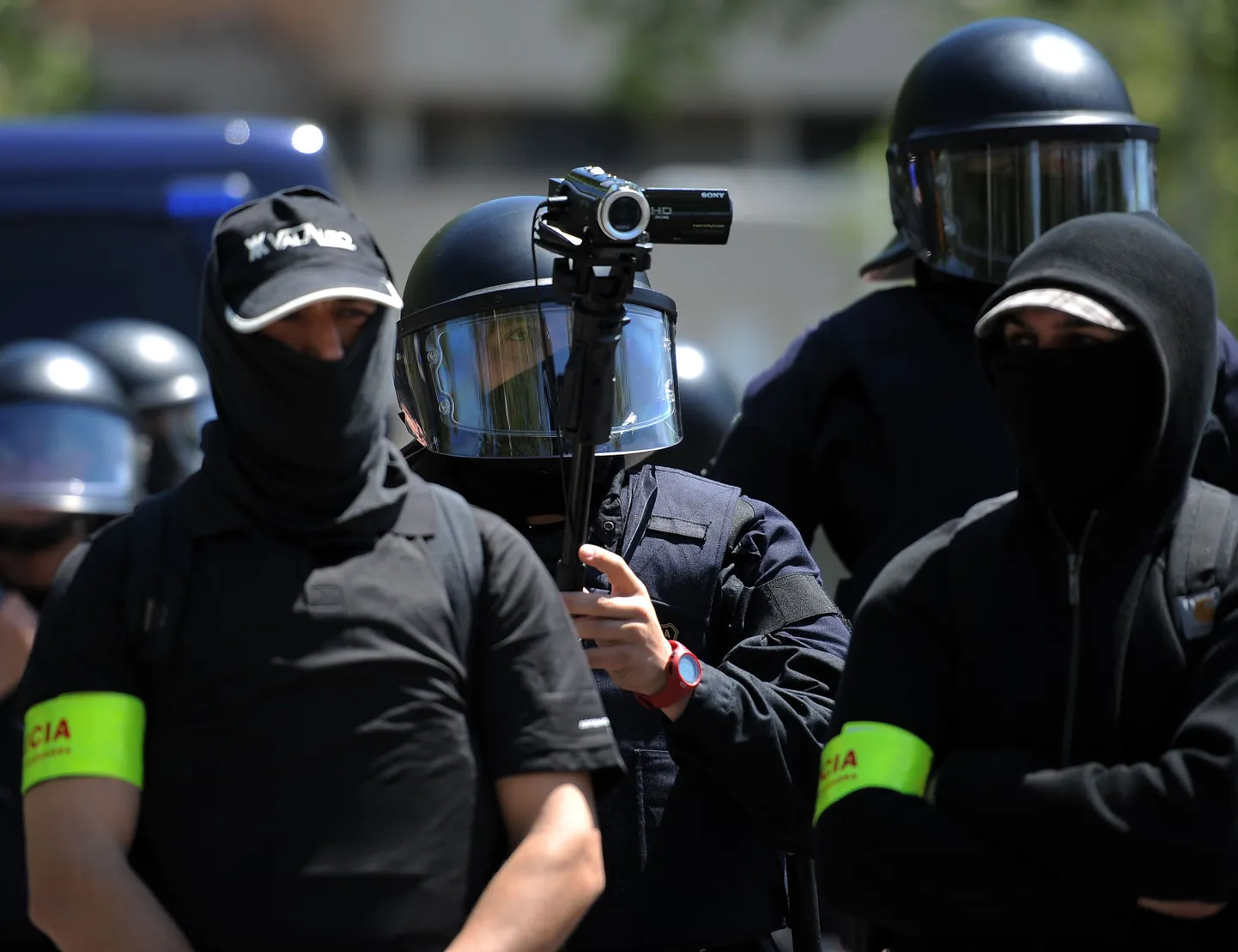Hispaania politseinikud Barcelonas