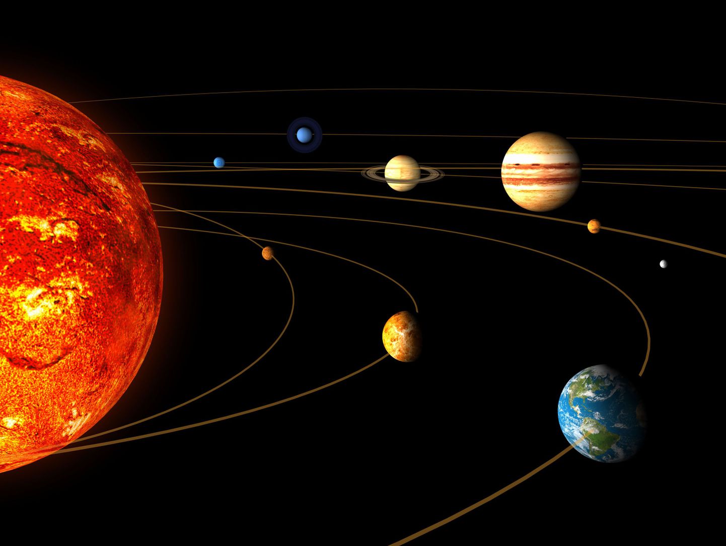 Päiksesüsteem: nagu koolist teada, on Päiksele kõige lähem planeet on Merkuur.