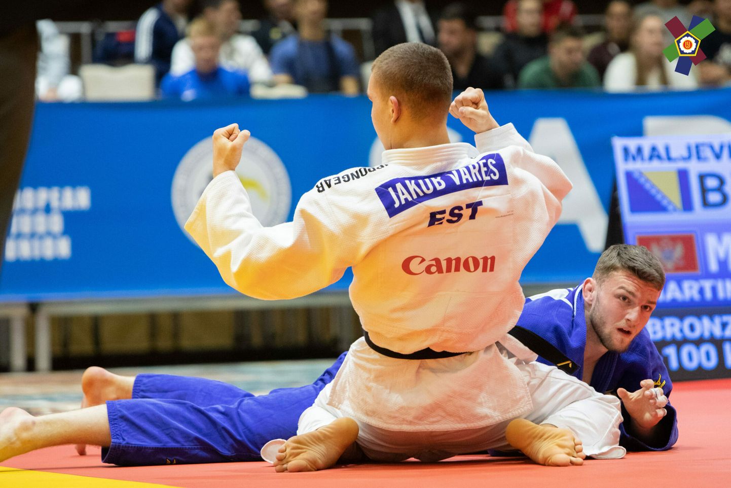 Tartu judoka Jakob Vares pivõitis kokku neli matši.