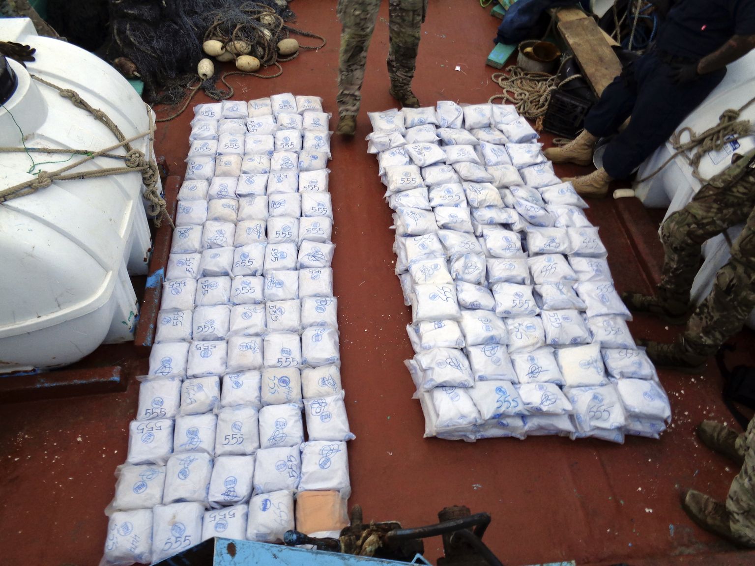 Araabia merel 2021. aasta detsembris konfiskeeritud ligi 400 kilo heroiini. Foto on illustratiivne.