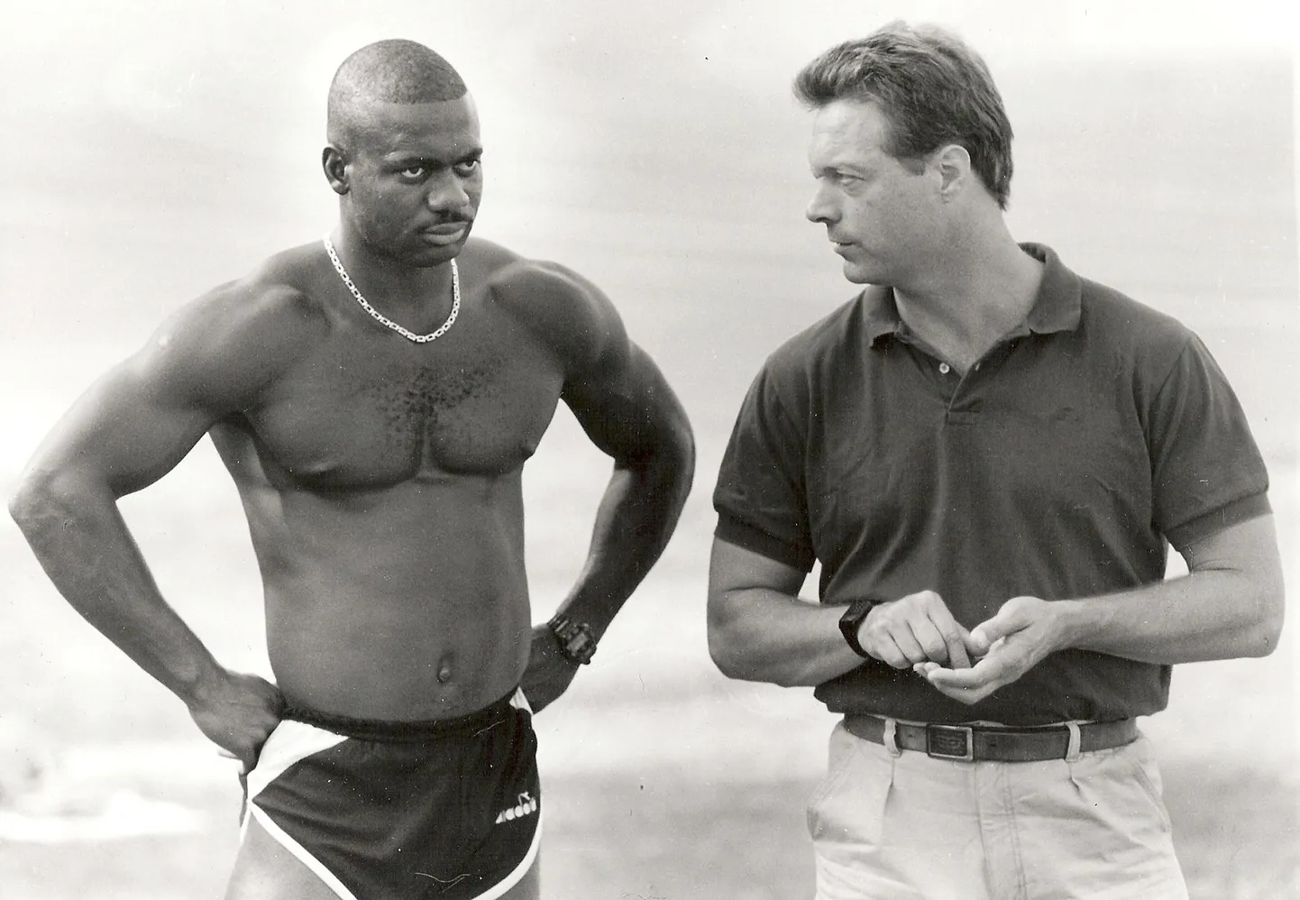 Charlie Francis ja Ben Johnson 1988. aasta juulis