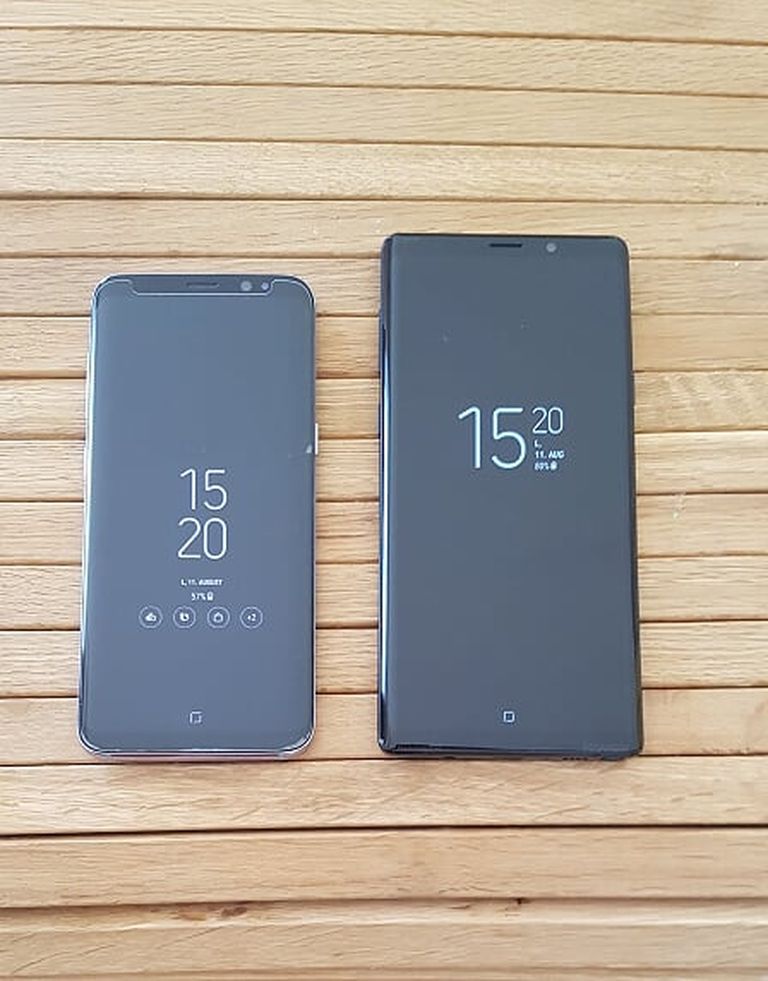 Samsung S8 vs Samsung Note 9