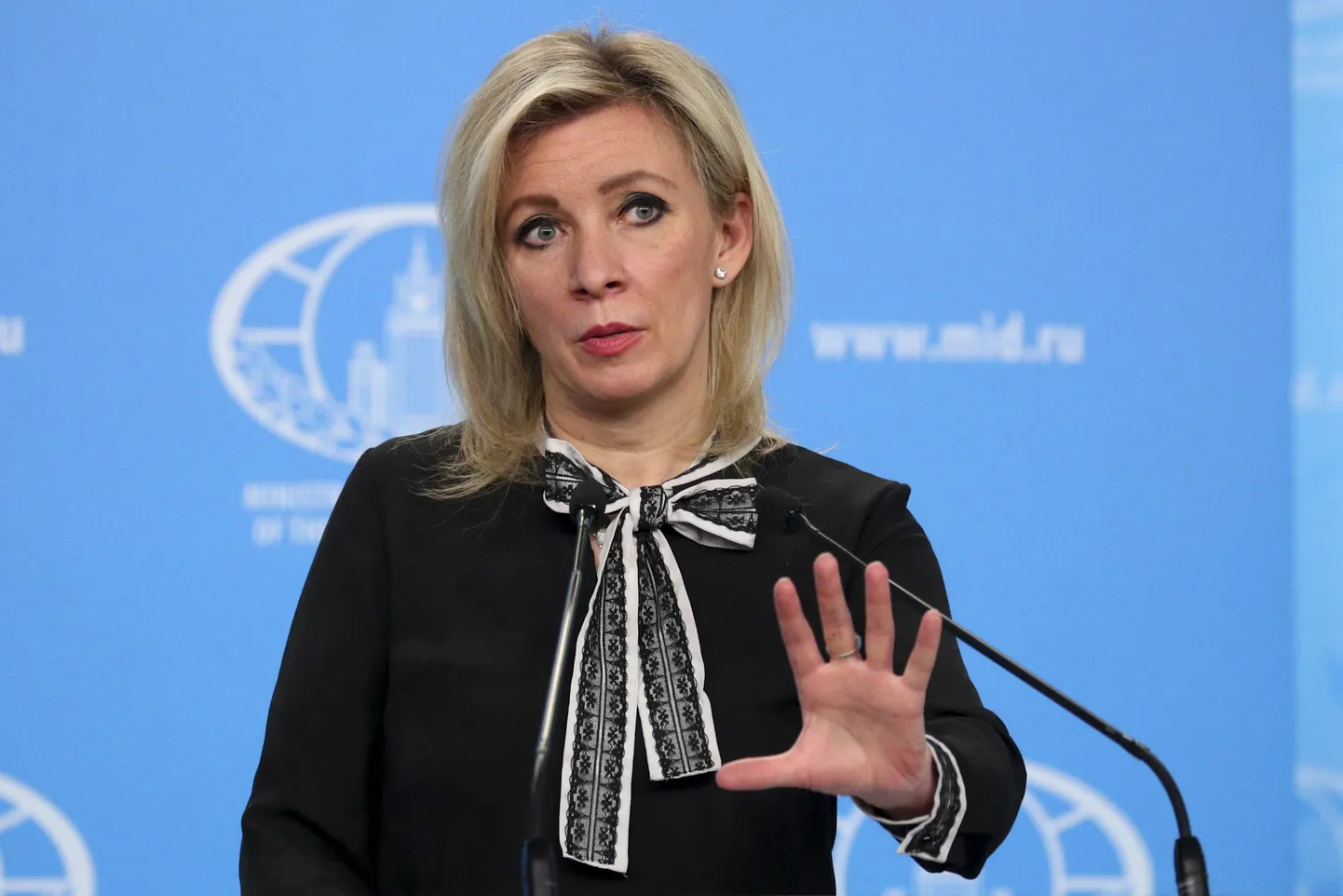 Vene välisministeeriumi pressiesindaja Maria Zahharova.