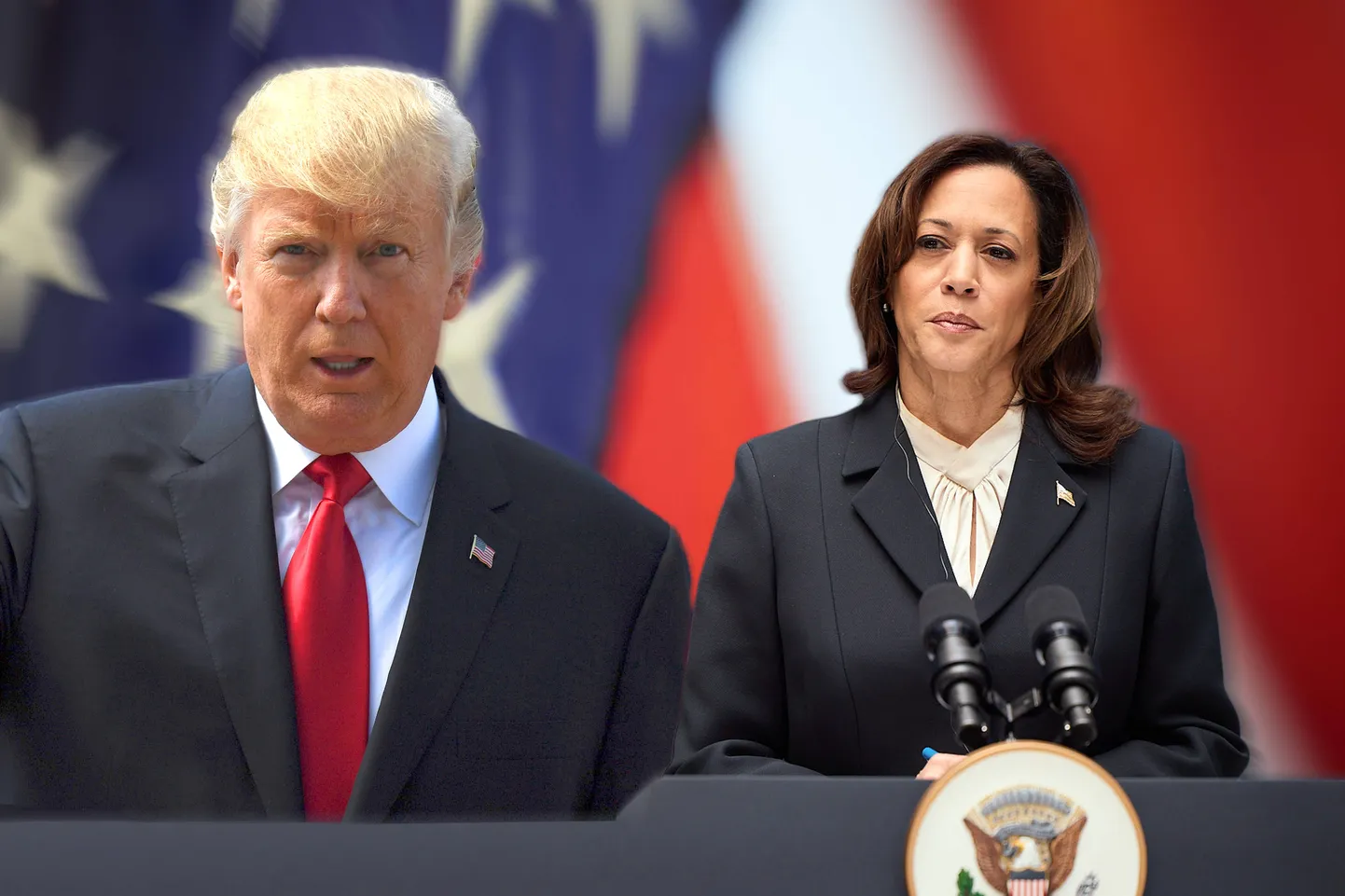 Trump ja Harris.