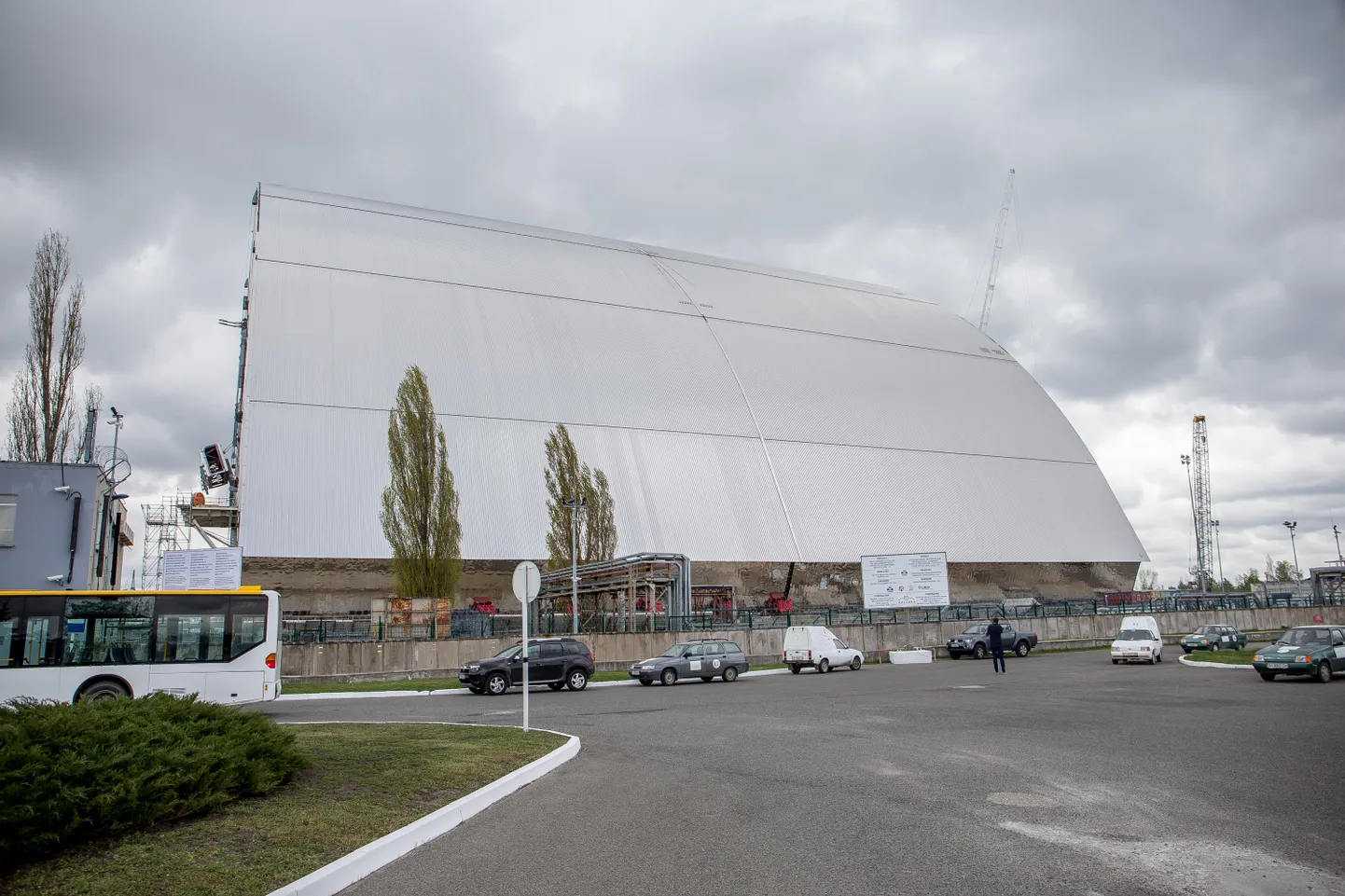 Tšernobõli tsoon. Reaktori uus safrkofaag. FOTO:SANDER ILVEST/POSTIMEES