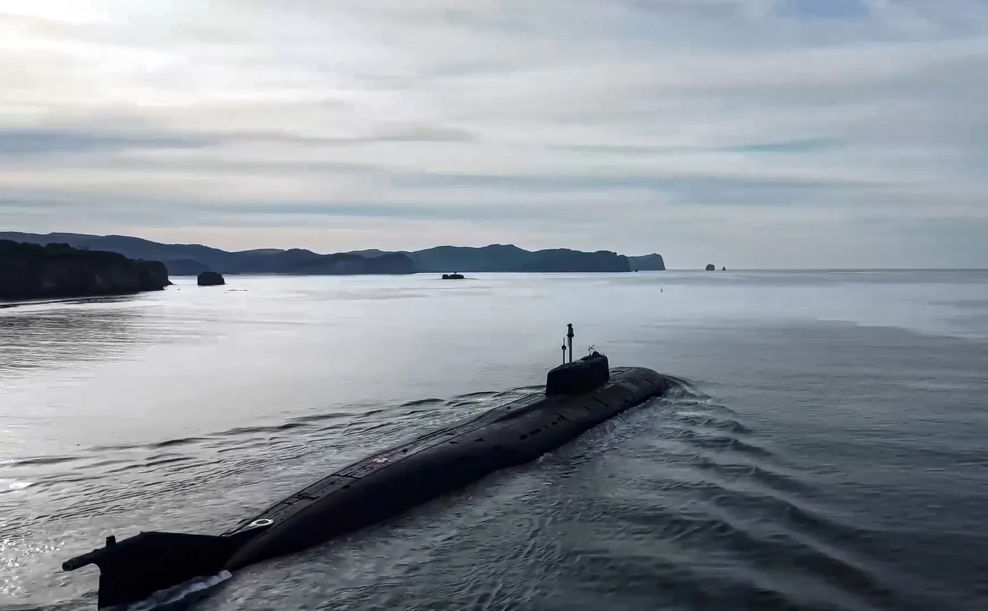 Venemaa tuumaalveelaev Vladivostoki lähistel toimuvatel õppustel.