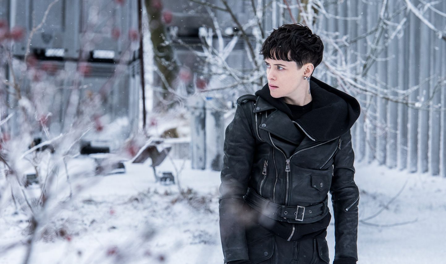 Lisbeth Salander (Claire Foy) filmis "The Girl in the Spider's Web" (2018).