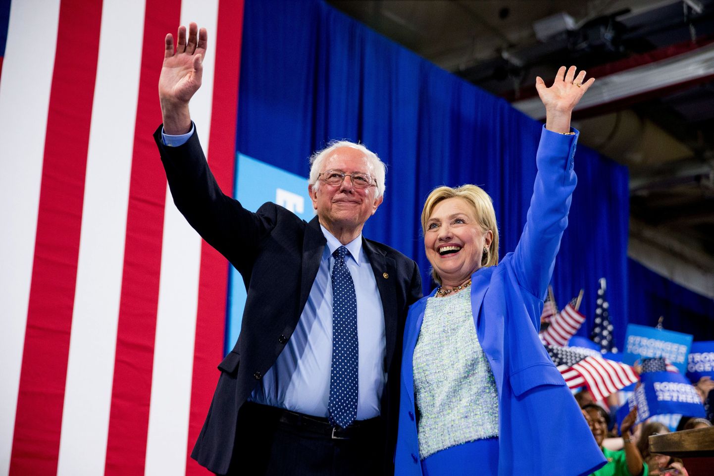 Bernie Sanders ja Hillary Clinton