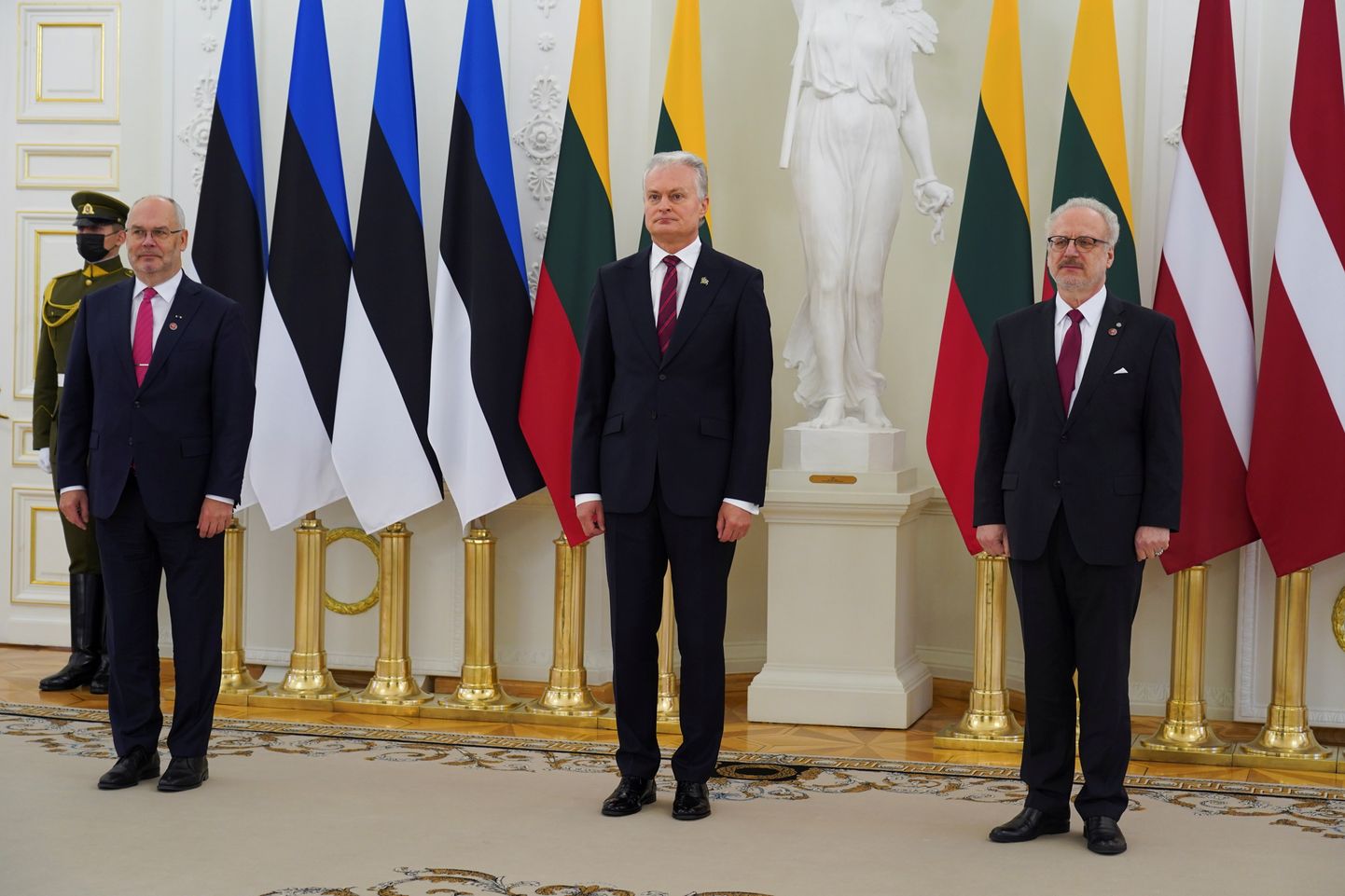Президенты Эстонии, Латвии и Литвы.