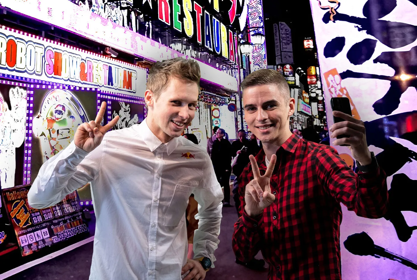 «Eestlased Tokyos» saatejuhid Jaan Roose ja Sander Valge