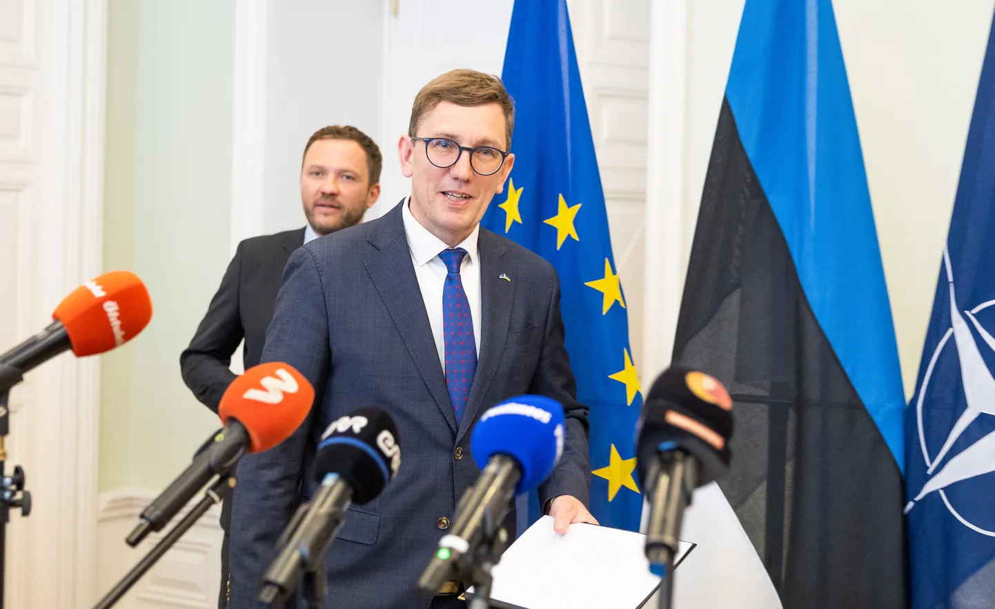 Pressikonverents valitsuskriisi teemal.