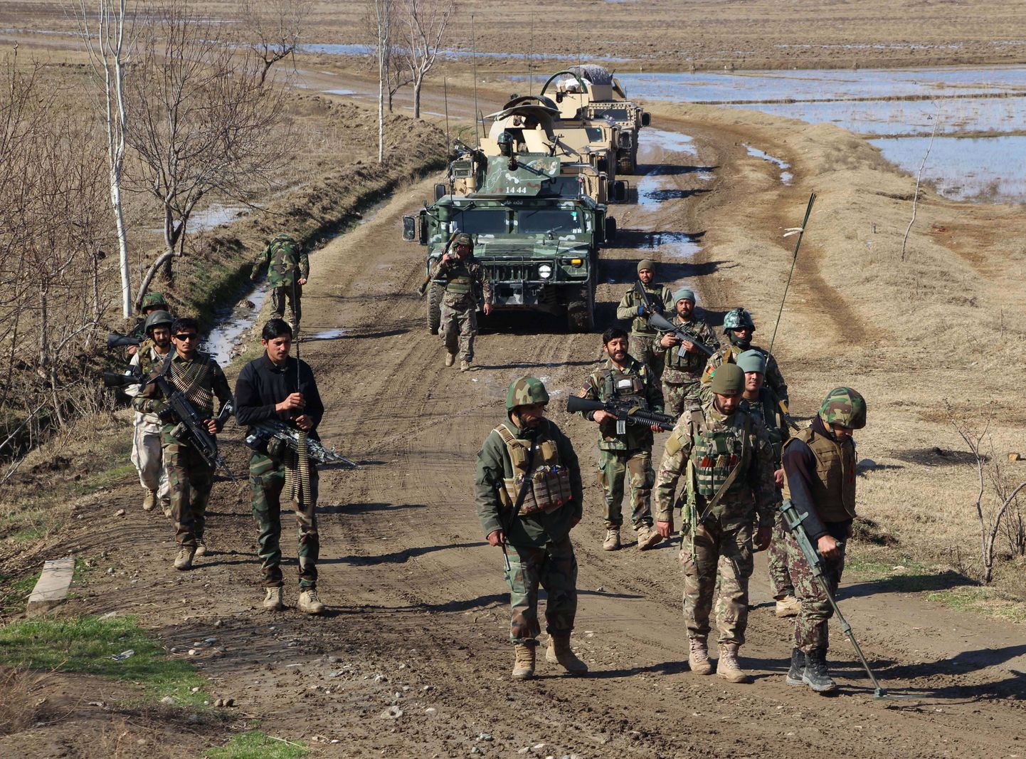 Afganistani julgeolekujõud. Foto on illustreeriv.
