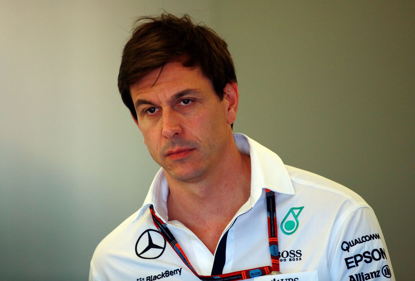 Mercedes Toto Wolff during practice day for the 2015 British Grand Prix at Silverstone Circuit, Towcester.