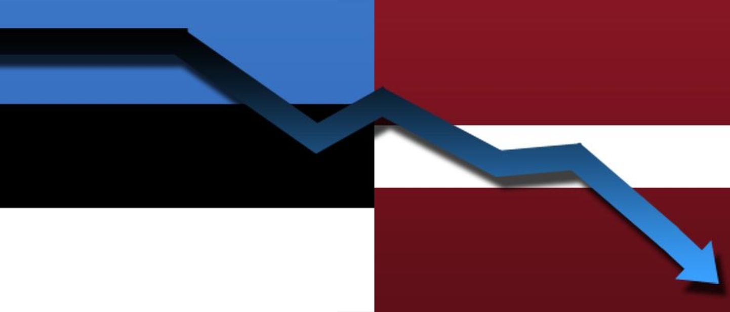 Eesti ja Läti majanduslanguses