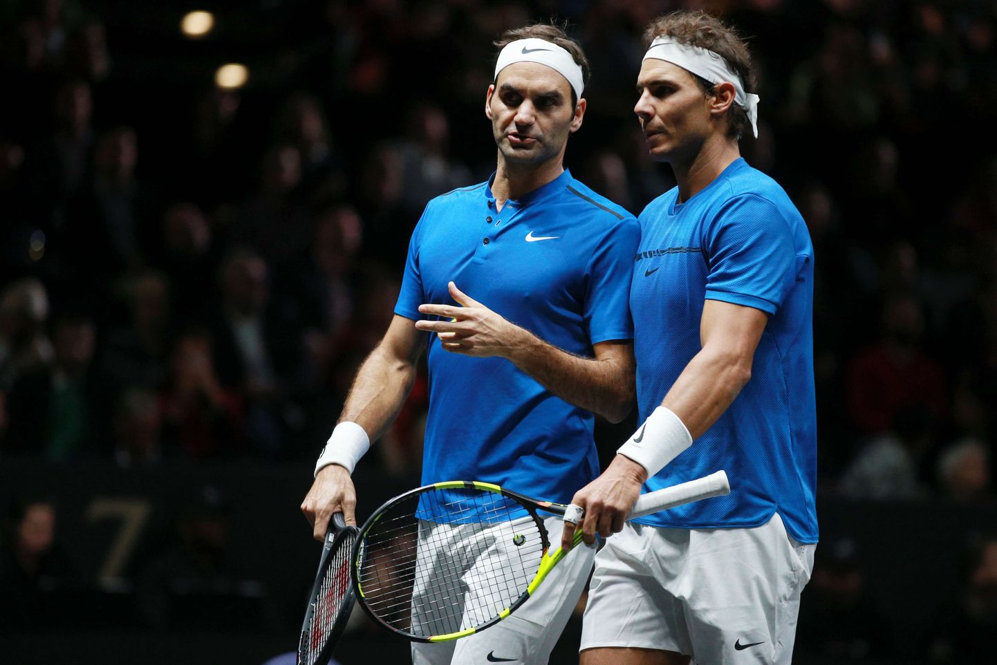 Viimati kohtusid Rafael Nadal ja Roger Federer septembris Prahas, aga siis olid nad ühel pool võrku, sest mõlemad kuulusid Laver Cup turniiril Euroopa võistkonda, kes alistas muu maailma esinduse.