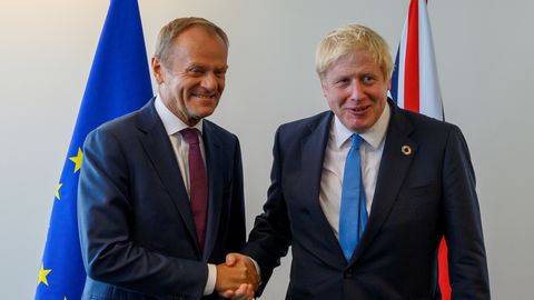 ELi allikas: Johnson saadab Tuskile kirja Brexiti edasilükkamiseks