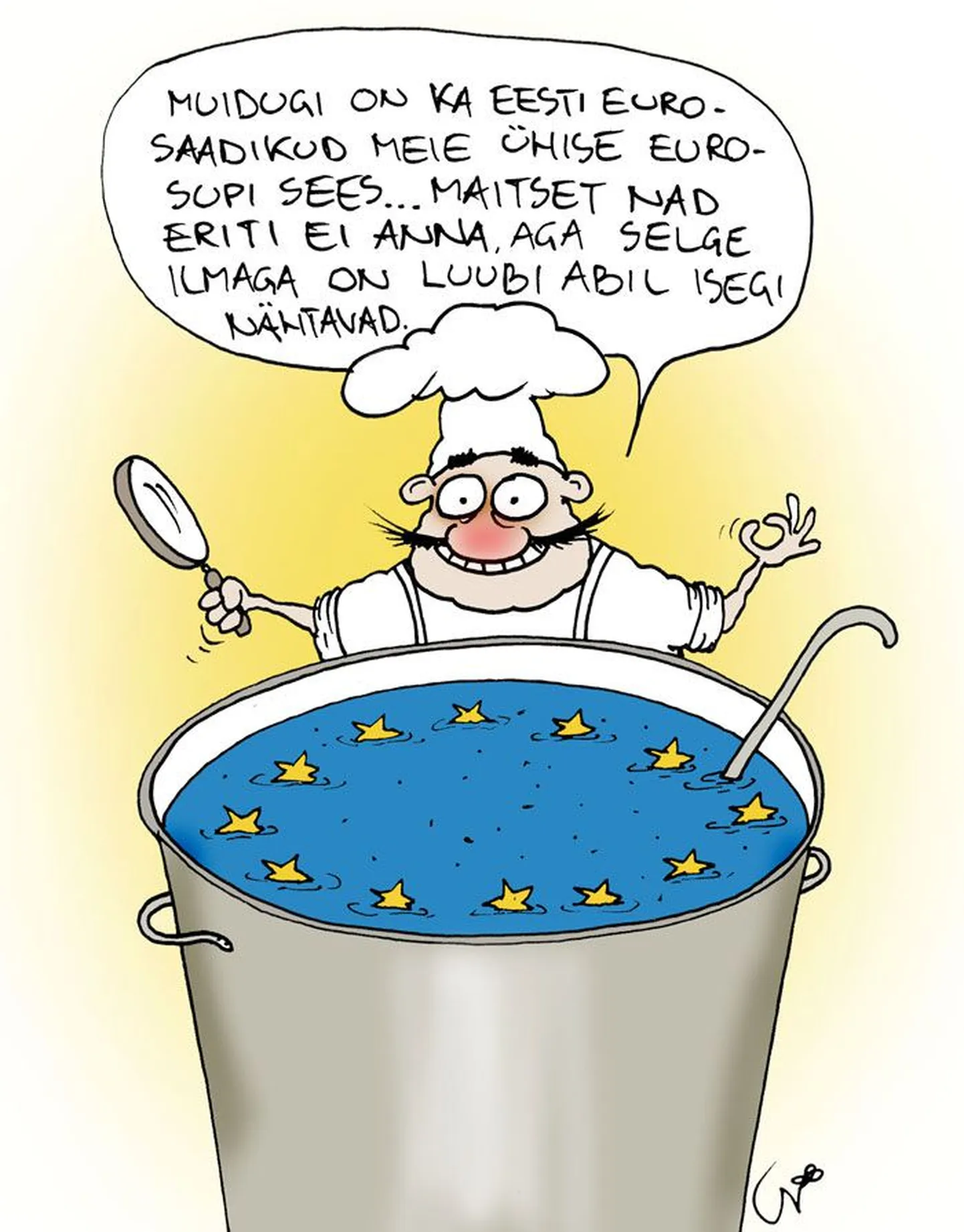Eesti saadikuil on Brüsselis raske silma paista.