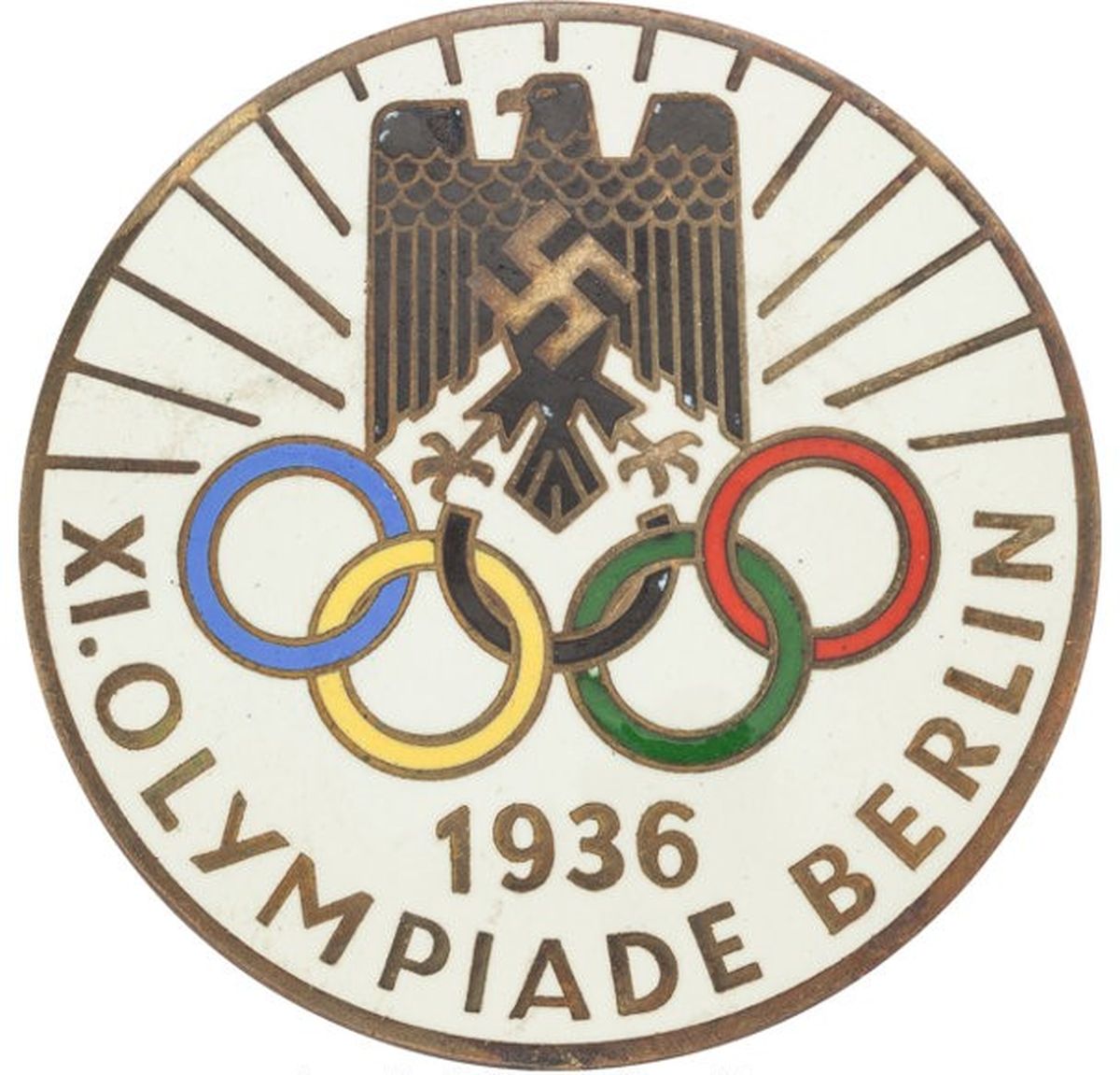 Эмблема летних Олимпийских игр 1936 года.
