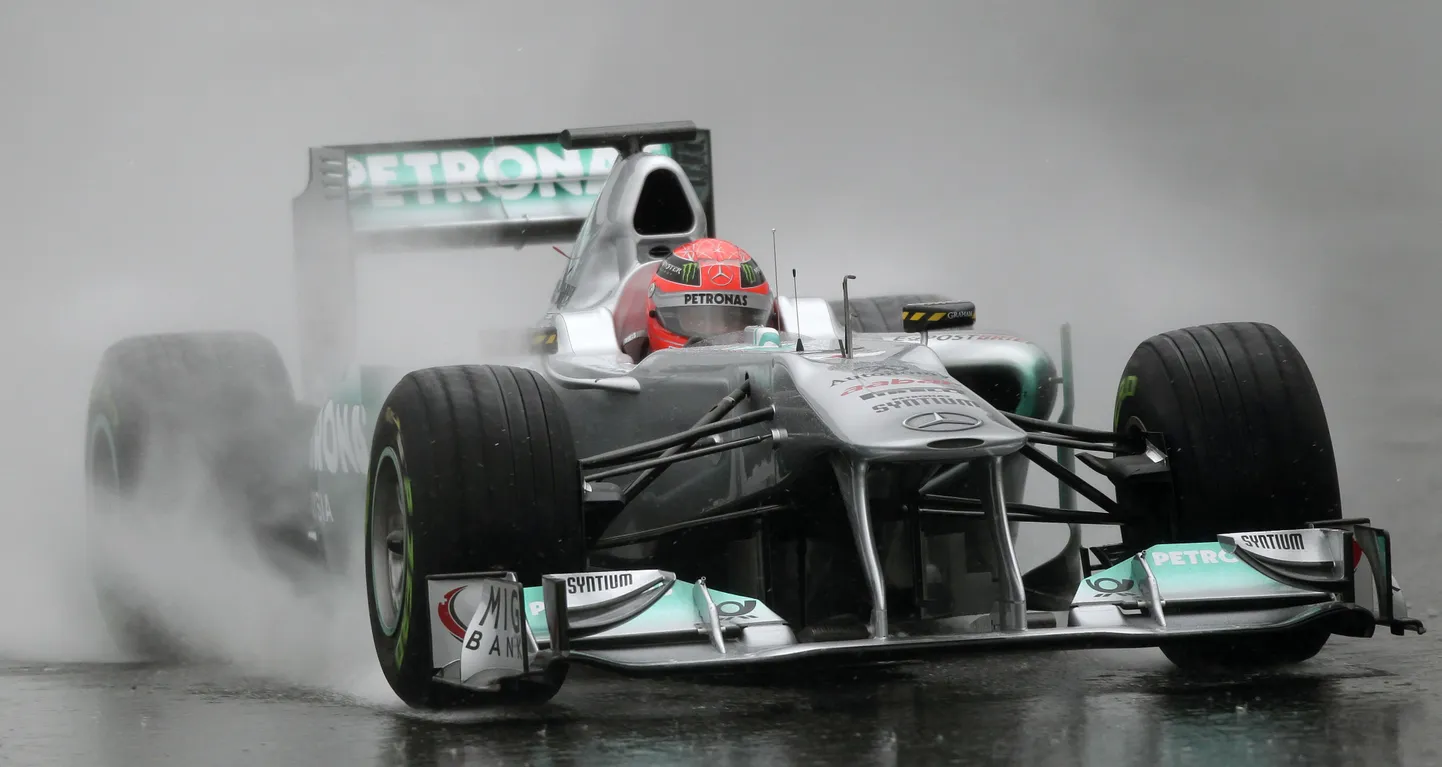 Michael Schumacher Kataloonia ringrajal.