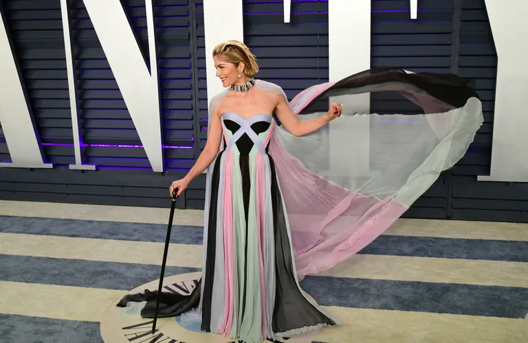 Selma Blair Vanity Fair Oscarite pidu Wallis Annenberg Centeris, 2019.