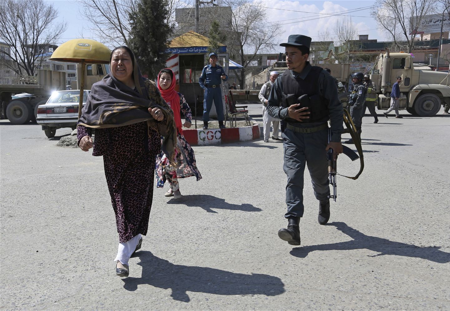 Enesetapurünnaku toimumiskoht Kabuli ülikooli lähedal.