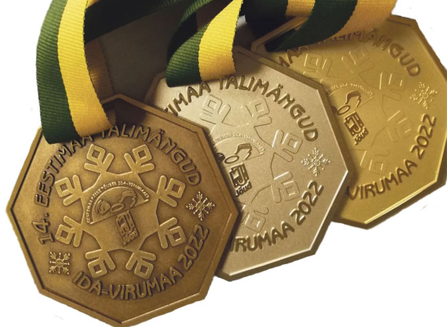 Такие медали вручат лучшим на Эстонских зимних играх.