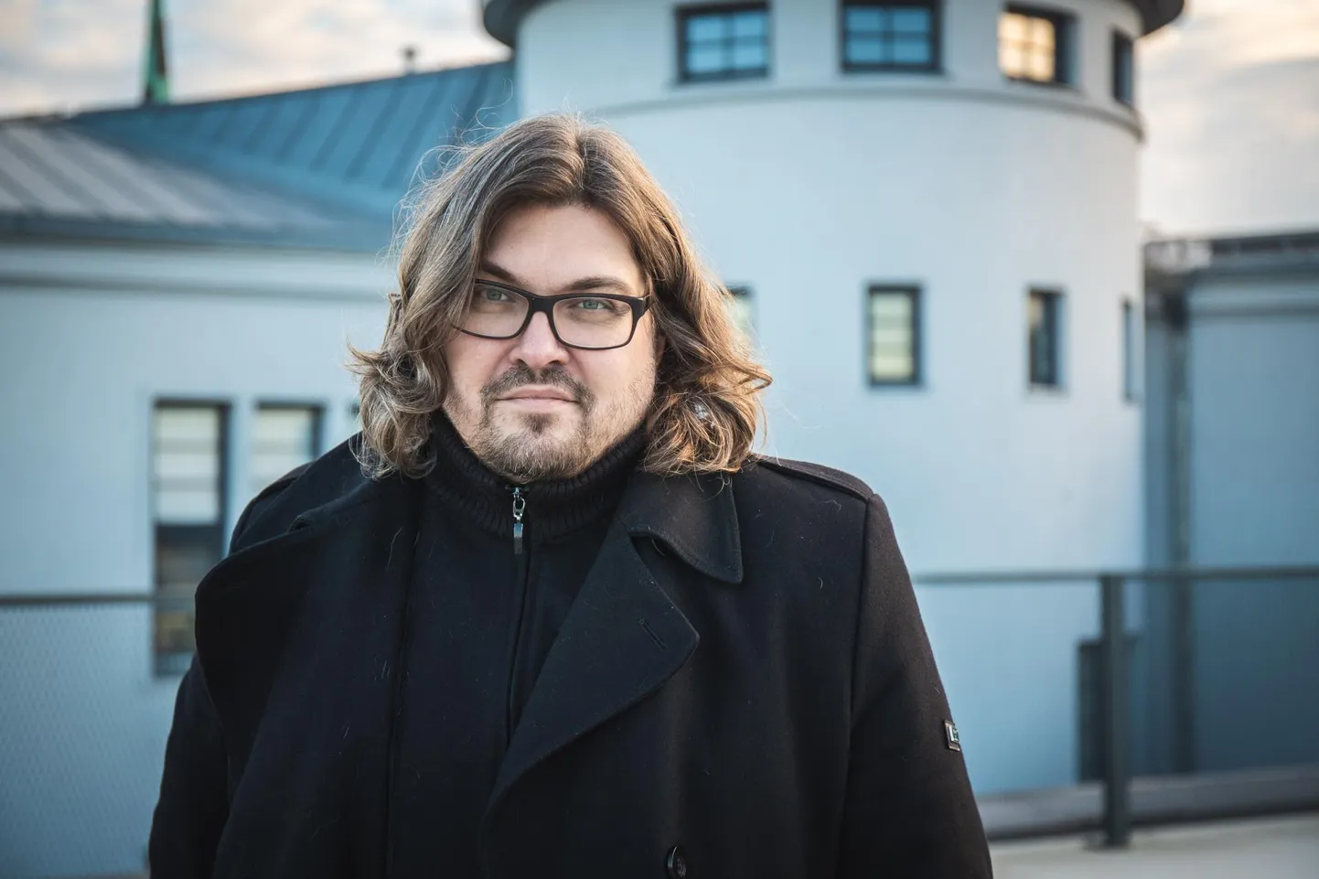 Kuraator ja EKA õppejõud Anders Härm.