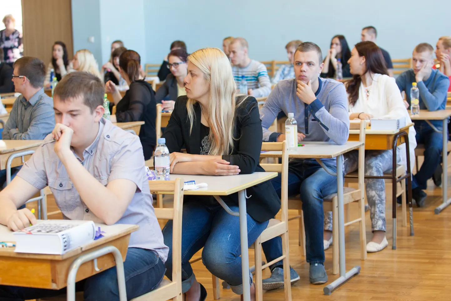 Eesti keele riigieksam Rakvere reaalgümnaasiumis üle eelmisel aastal.