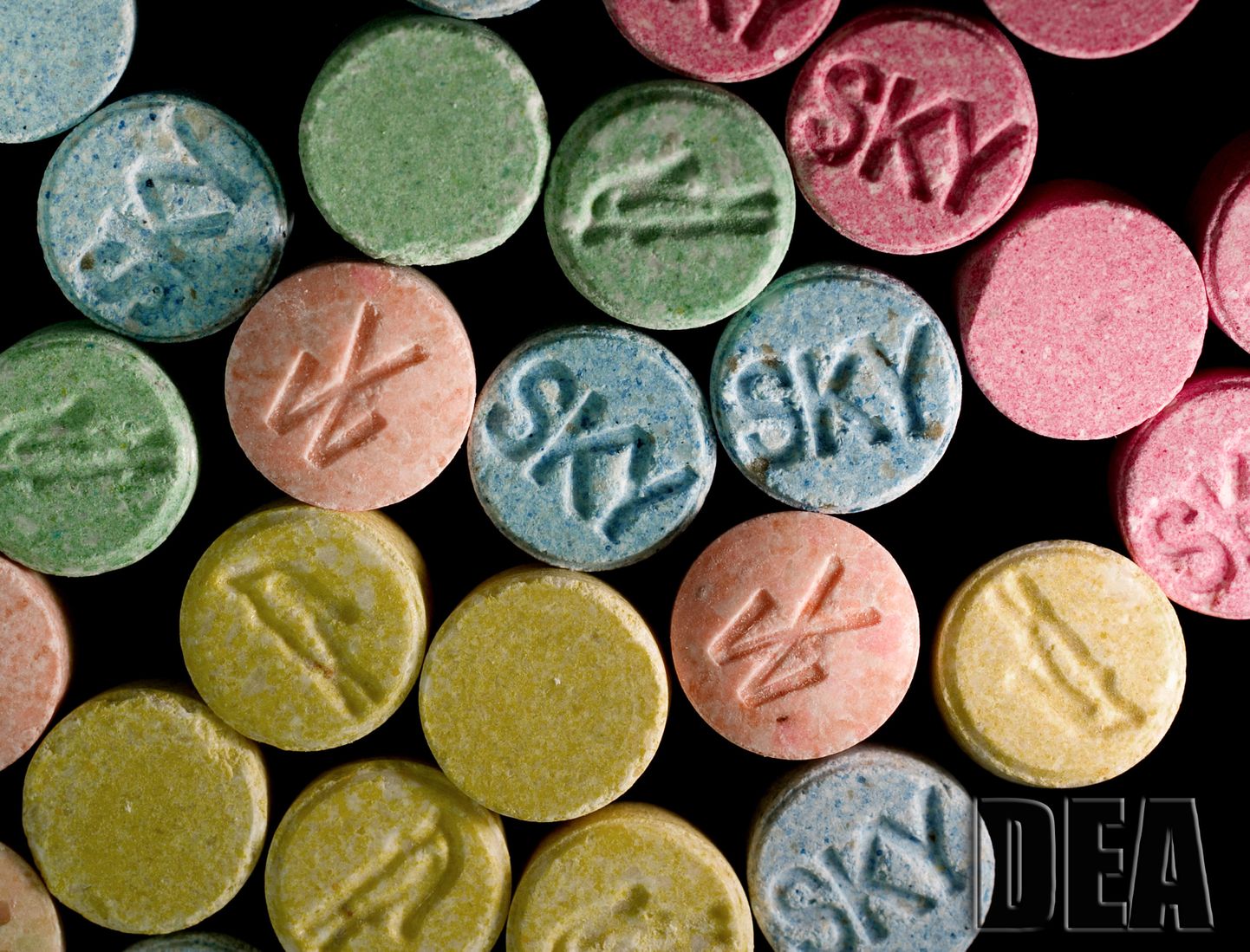 MDMA-d sisaldavad ecstasy tabletid. Foto on illustratiivne.