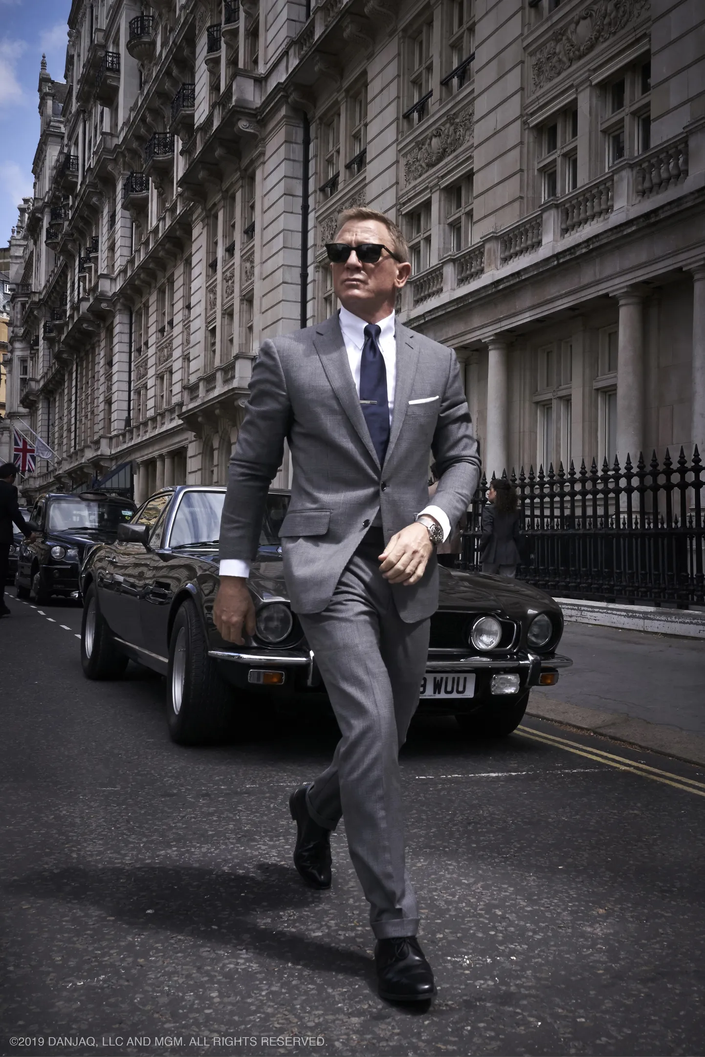 Daniel Craig Bondi-filmi võttel Londonis 2019