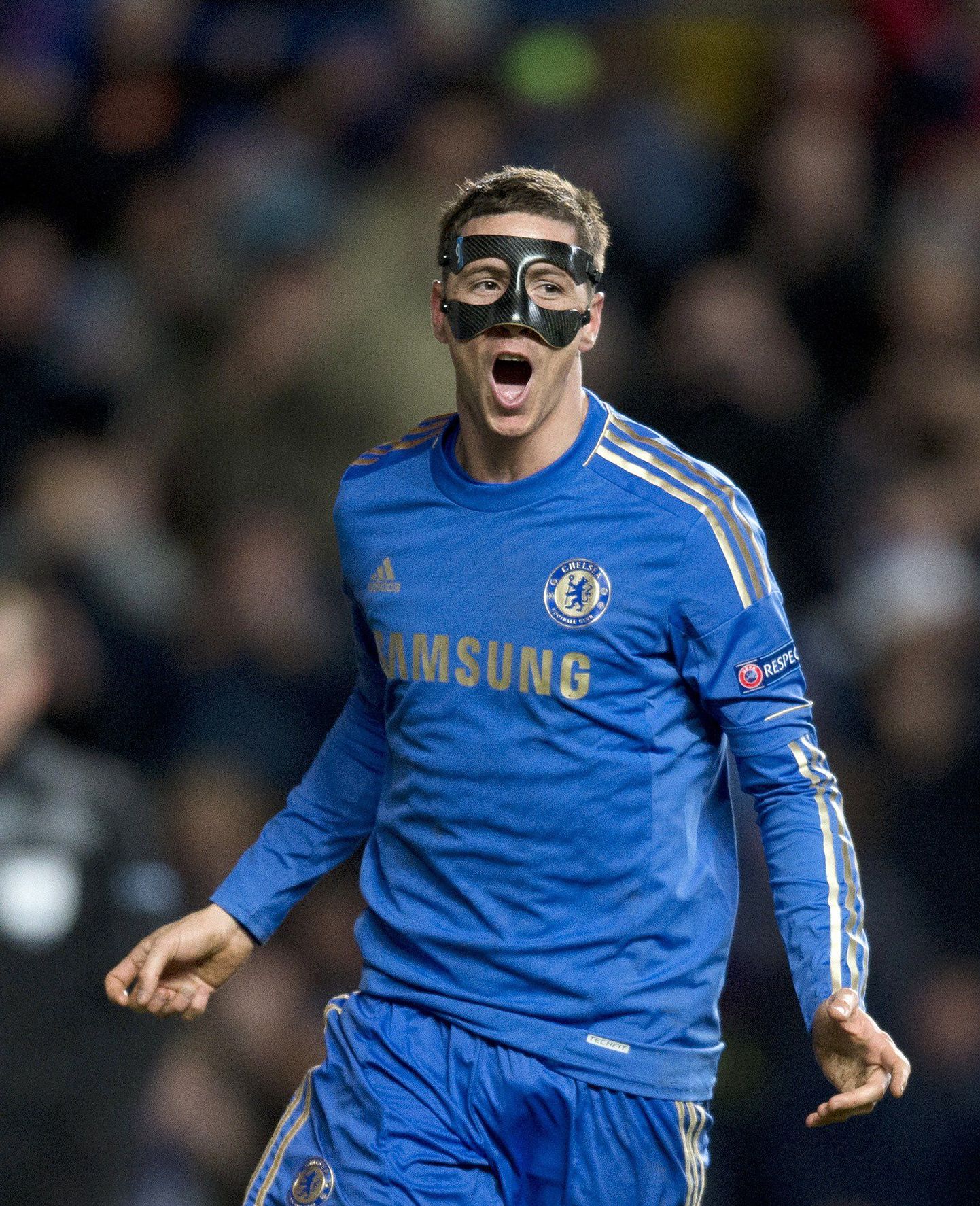 Fernando Torres väravat tähistamas.
