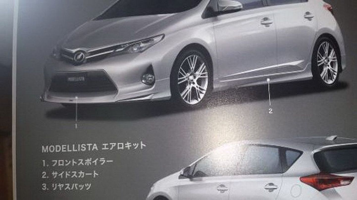 2013. aasta Toyota Aurise väidetav väljanägemine