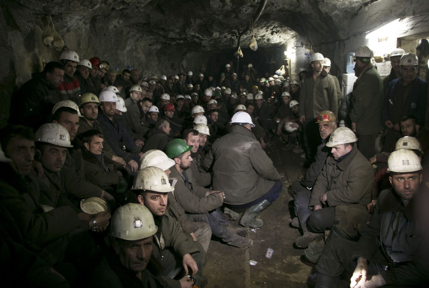 Kosovo Trepca kaevanduse kaevurid streikisid kolm päeva.