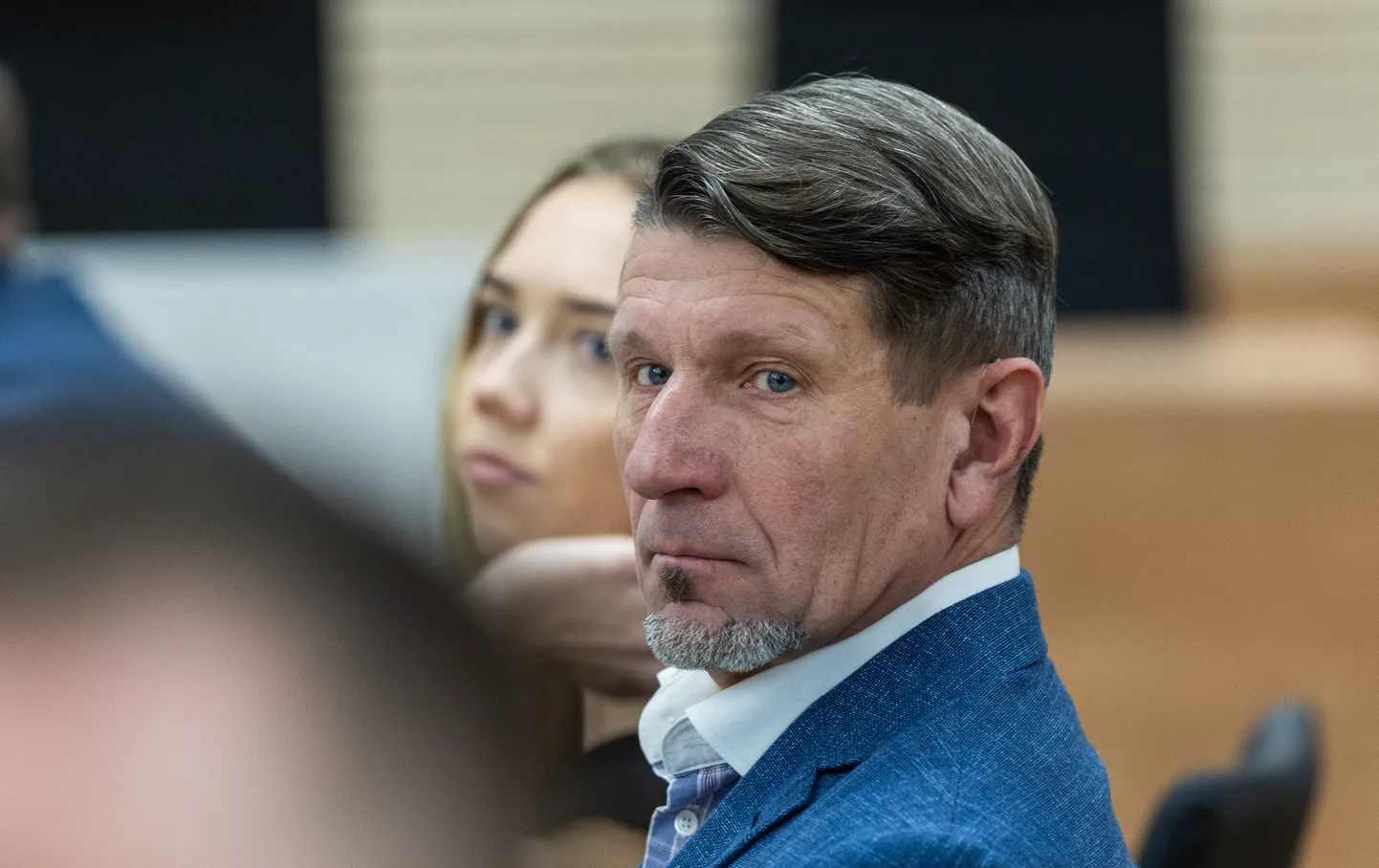Tallinna Sadama endine juht Ain Kaljurand teisipäeval, 16. jaanuaril Tallinna Sadama kohtuuistungil Harju maakohtus.