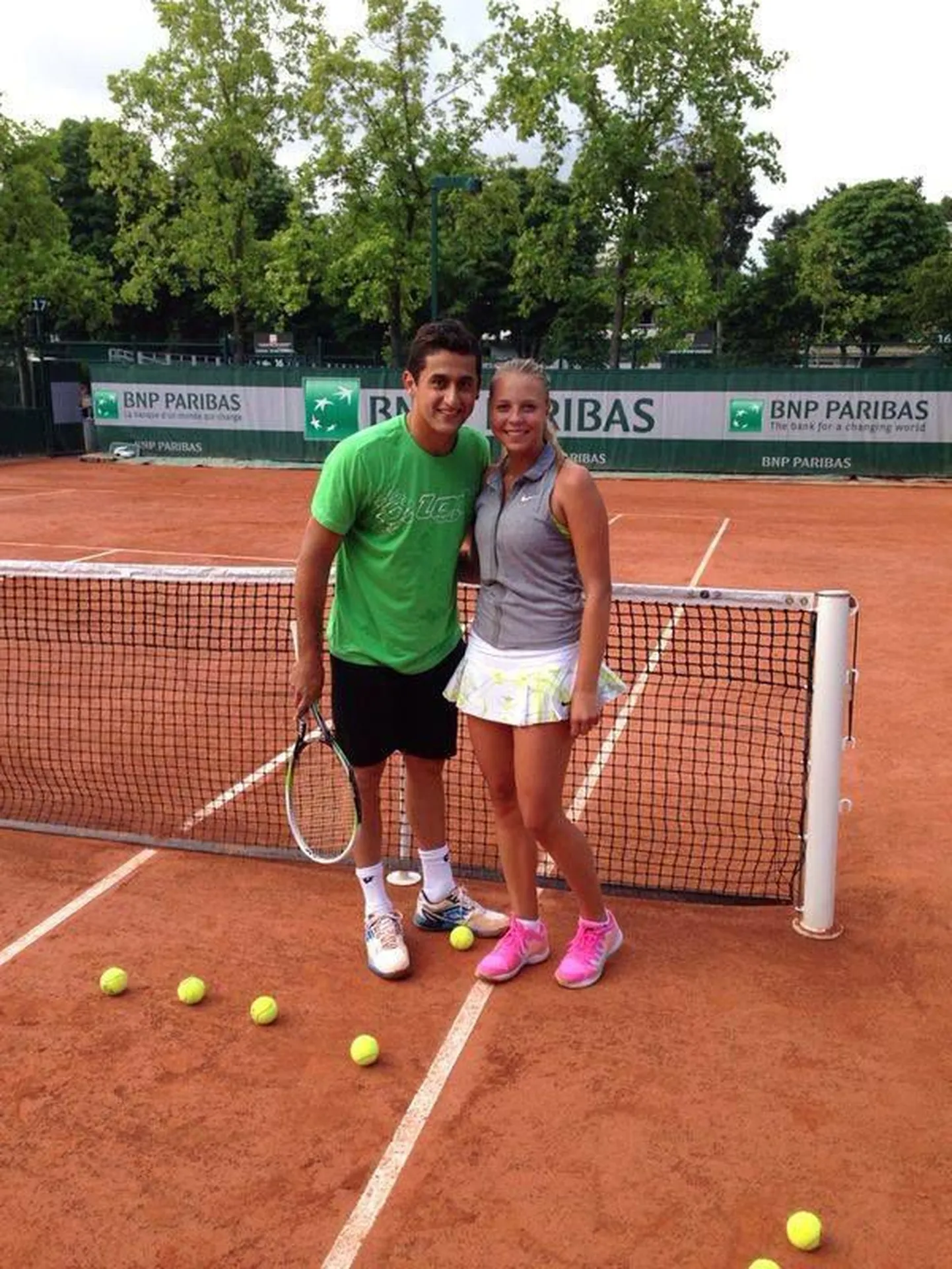 Anett Kontaveit ja Nicolas Almagro.