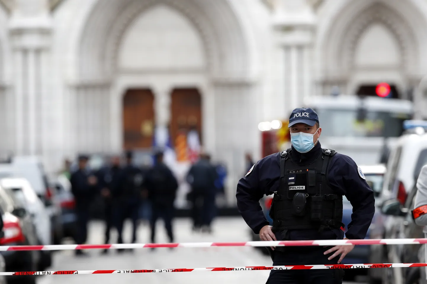Francijas policija Nicā